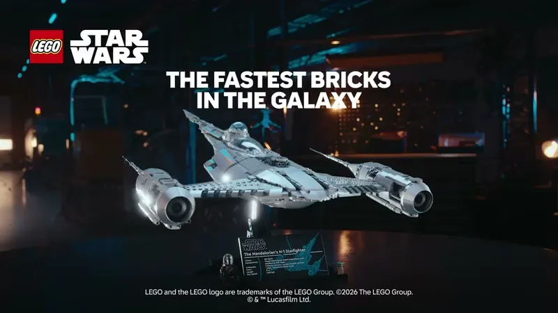Cartela de LEGO Star Wars: The Fastest Bricks in the Galaxy