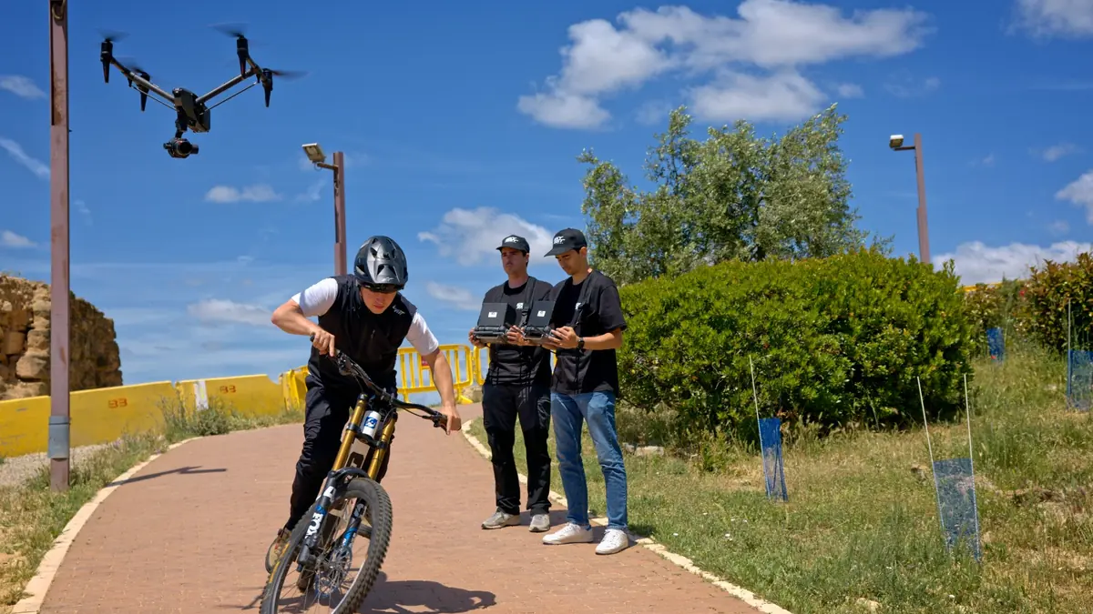Action sports desde el aire — MTB